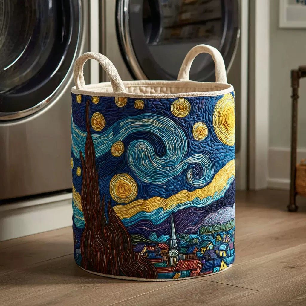 Cesta de Ropa Starry Night Village