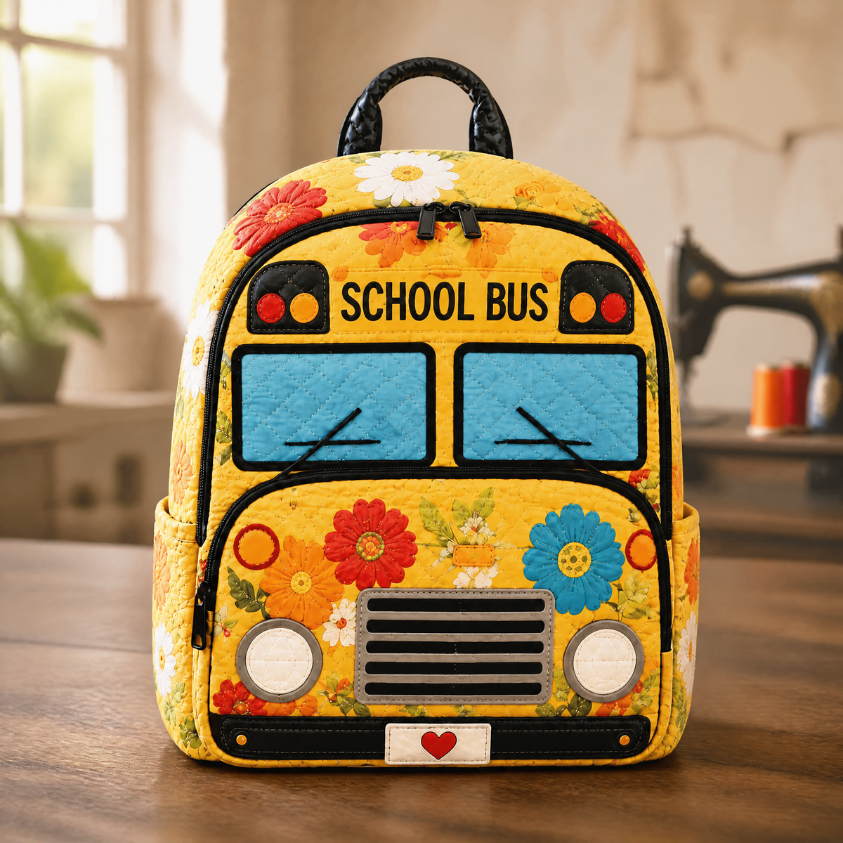 Mochila de acolchado - Estampado floral