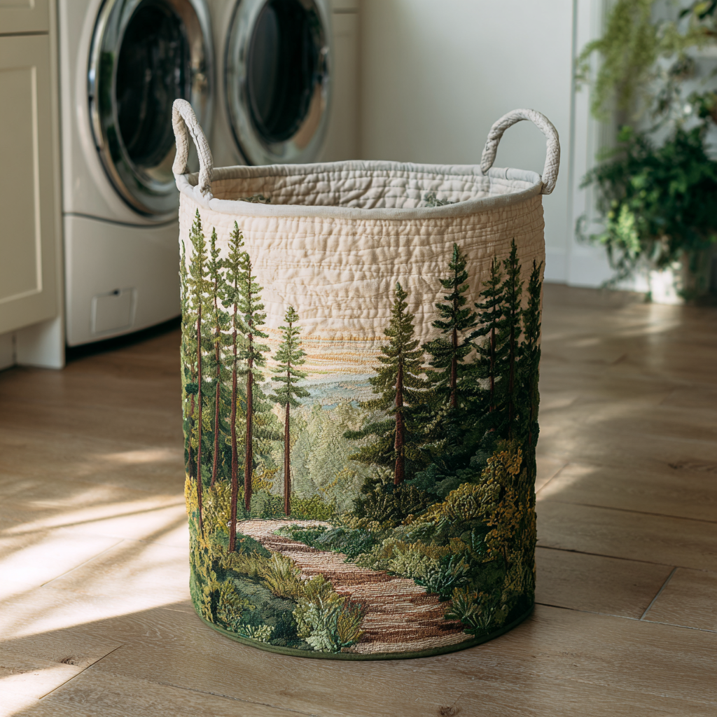 Cesta de Ropa del Bosque