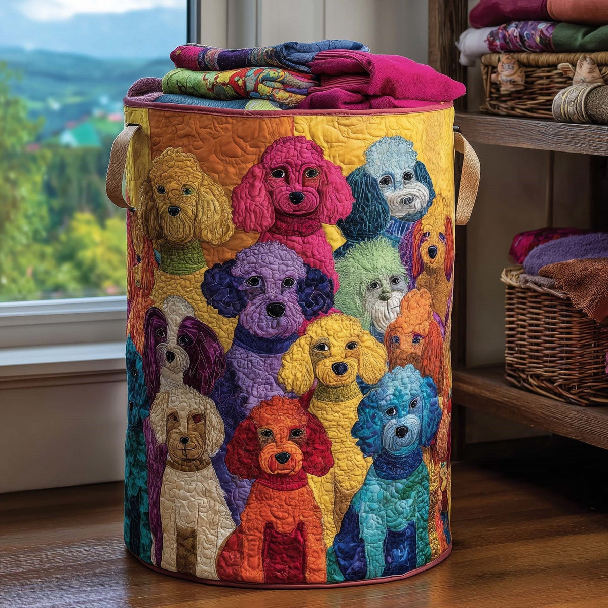 Cesta de Ropa de Amigos Felinos
