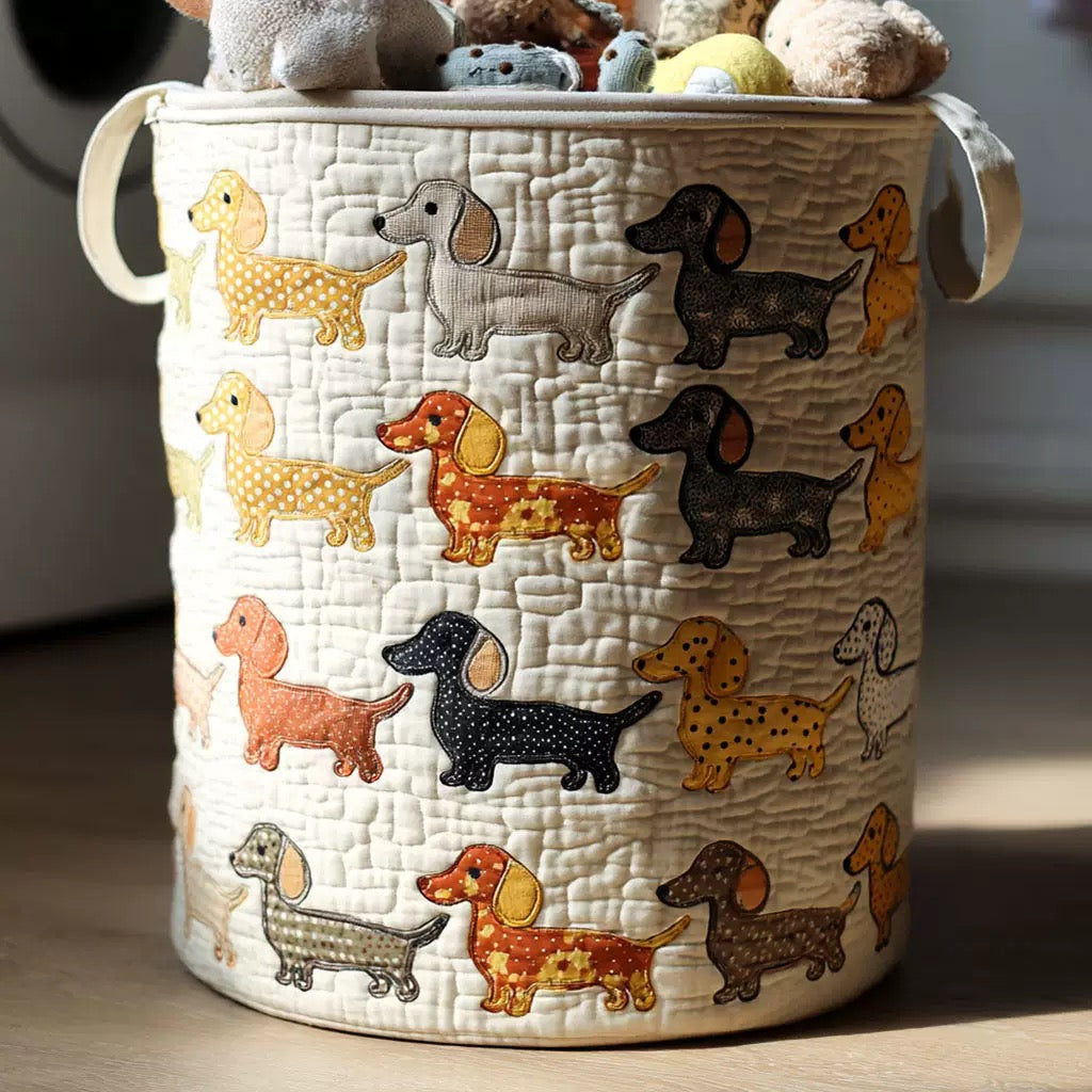 Cesta de Ropa Dash Dachshund