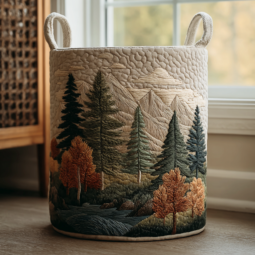 Cesta de Ropa del Bosque