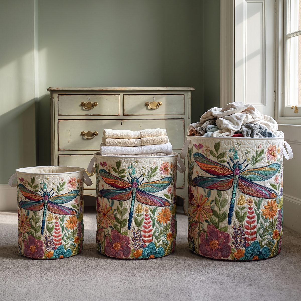 Cesta de Ropa Dragonfly Garden