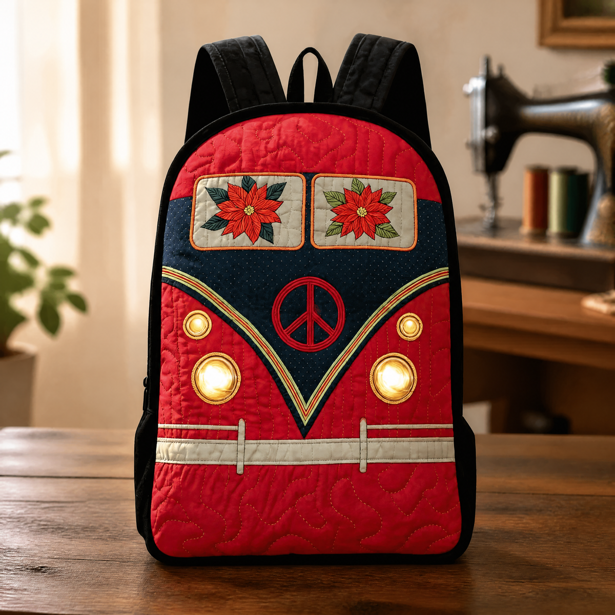 Mochila de acolchado - Correas de hombro negras